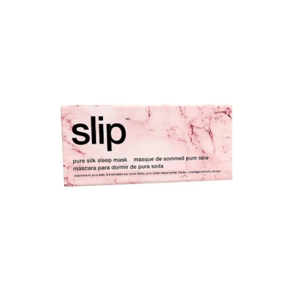 Slip Silk Sleep Mask, Pink Marble (One Size) - 100% Pure Mulberry 22 Mom…